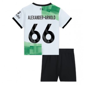 Liverpool Alexander-Arnold #66 Udebanesæt Børn 2023-24 Kort ærmer (+ korte bukser)